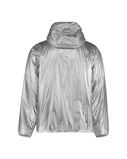 Herno Jassen ,Grijs ,Polyester Laminar Hooded Jacket in het Gray voor heren