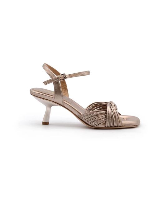 Ash Metallic High Heel Sandals