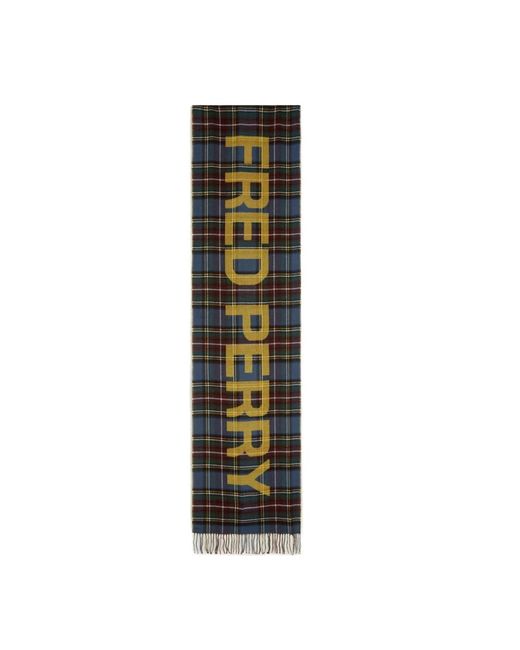 Fred Perry Green Winter Scarves