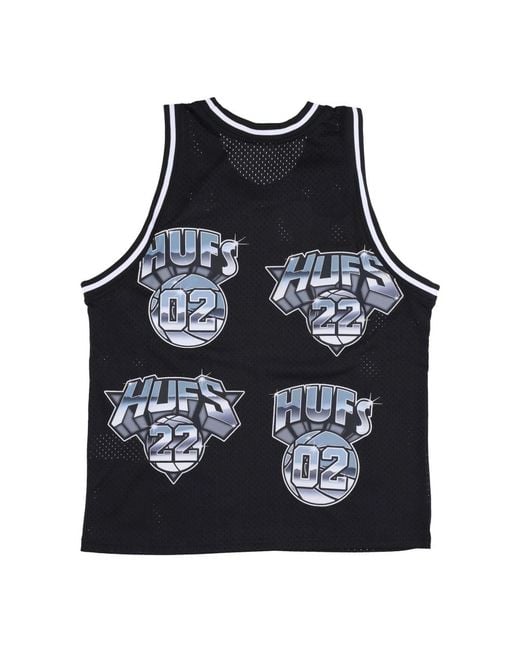 Huf Black Sleeveless Tops for men