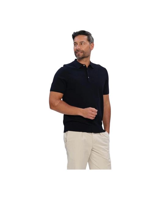 Profuomo Luxury Basic Polo in Black für Herren