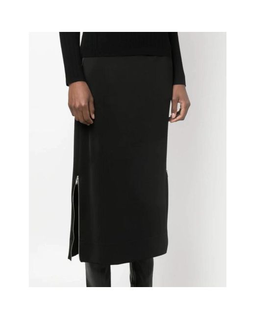 Jil Sander Rokken ,Zwart ,Maxi Rok in het Black