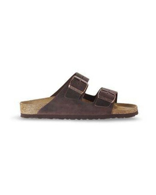 Birkenstock Brown Sliders for men