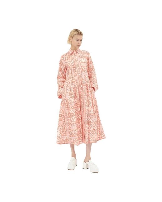 ODEEH Shirt Dresses in het Pink