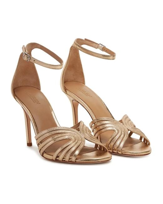 Ralph Lauren Metallic High Heel Sandals
