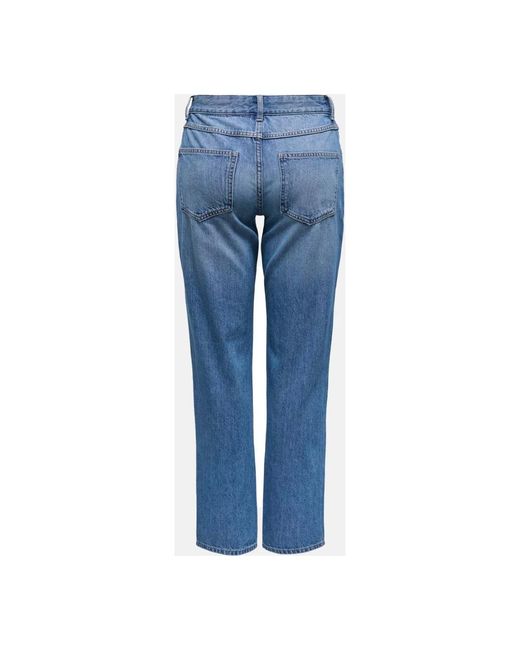 ONLY Straight Jeans in het Blue