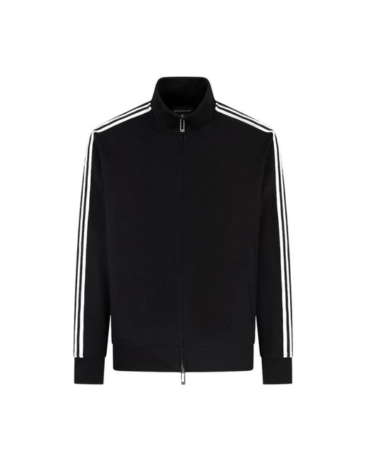 Emporio Armani Black Zip-Throughs for men
