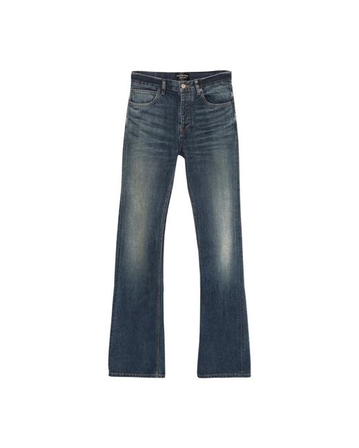 Balenciaga Boot-Cut Jeans in het Blue