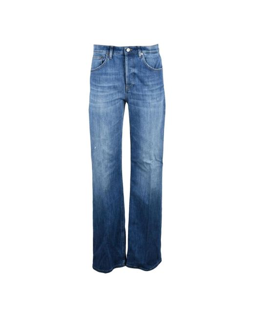 Dondup Blue Straight Fit Jeans