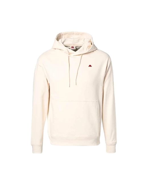 Hoodies Kappa de hombre de color Natural