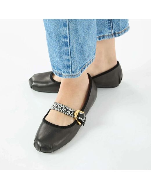 Coccinelle Black Ballerinas