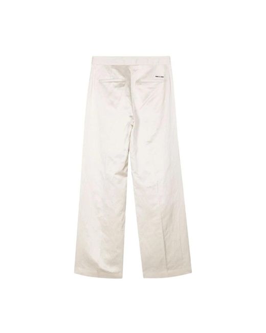 Calvin Klein White Wide Trousers