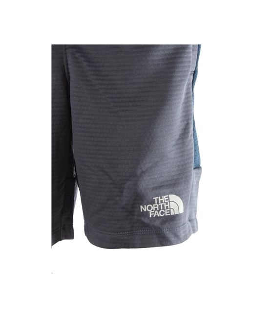 The North Face Blauw Polyester Shorts Nf0A823Oea in het Gray voor heren