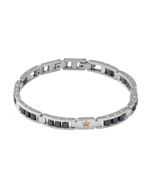 Bracelets Maserati pour homme en coloris Metallic