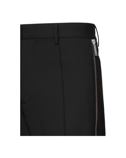 DSquared² Black Straight Trousers for men