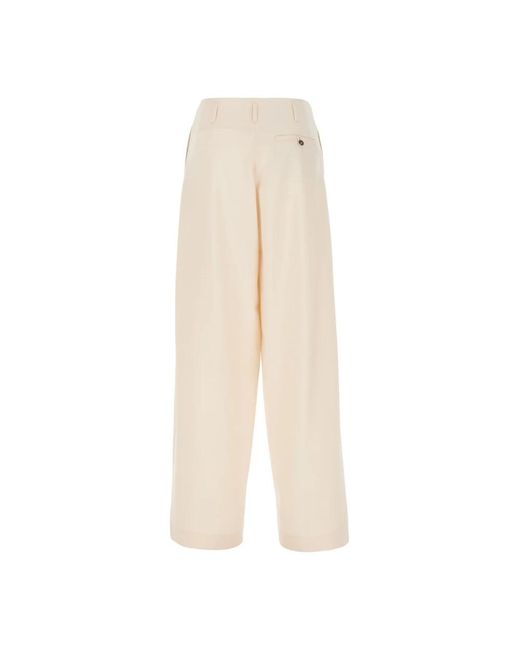 Philosophy Di Lorenzo Serafini Natural Wide Trousers