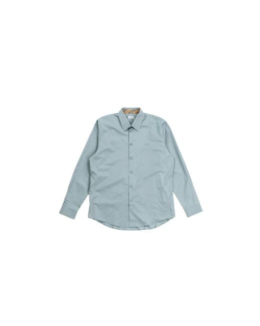 Casual Shirts di Burberry in Blue da Uomo