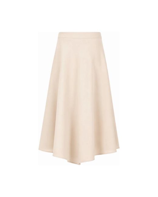 Midi Skirts Opal Studio de color Natural