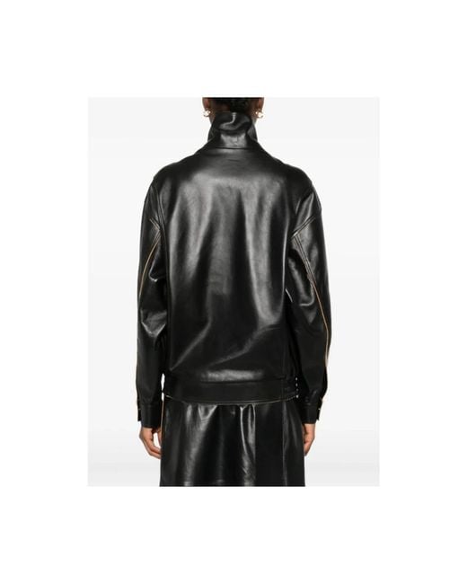 Calvin Klein Leather Jackets in het Black