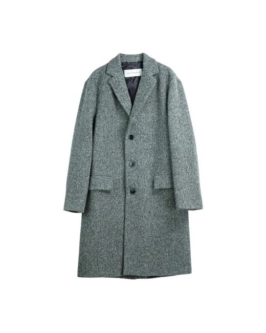 Dries Van Noten Jassen ,Grijs ,Wol Rustieke Jas in het Gray voor heren