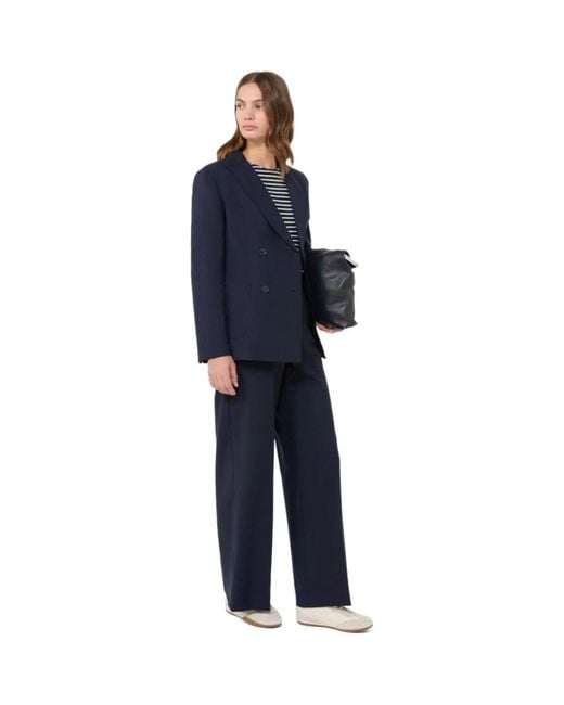 Weekend by Maxmara Blue Wide Trousers