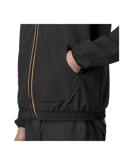 K-Way Black Light Jackets for men