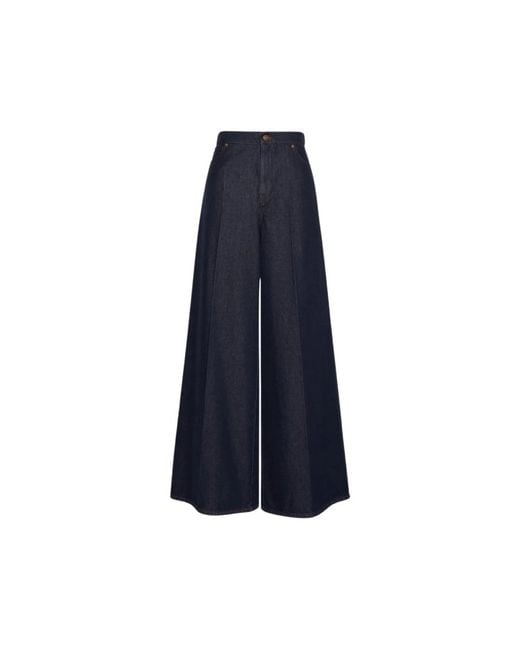 Max Mara Blue Wide Jeans