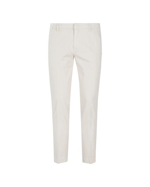 Entre Amis Broeken ,Wit ,Katoen Tk America Slim Corto in het White voor heren