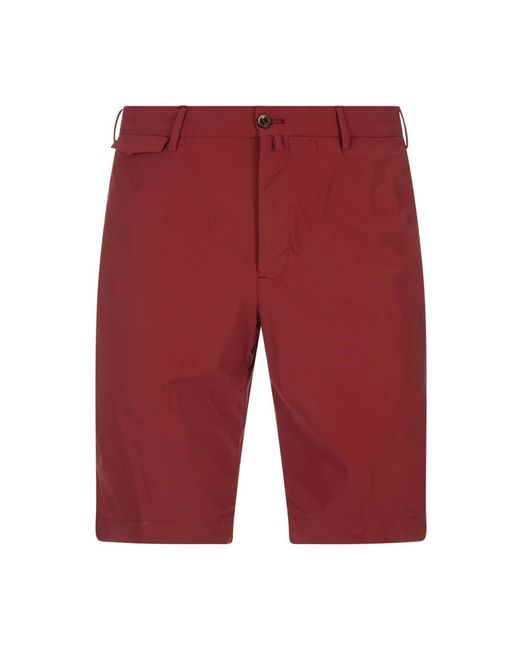 PT Torino Red Casual Shorts for men