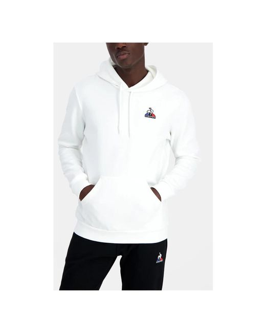 Le Coq Sportif White Hoodies for men
