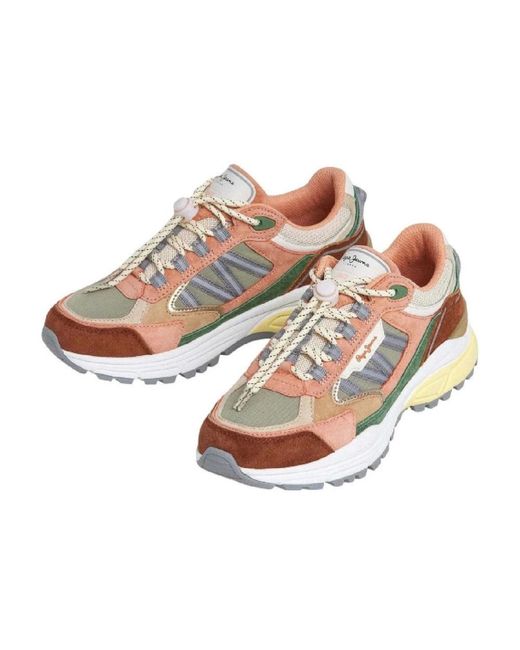 Sneakers di Pepe Jeans in Natural