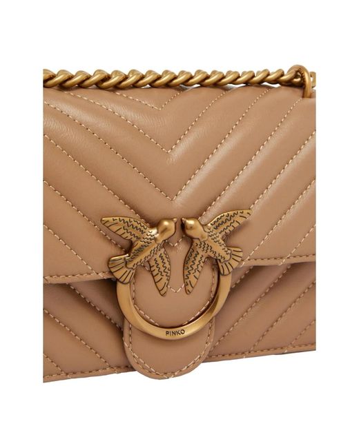 Pinko Brown Cross Body Bags