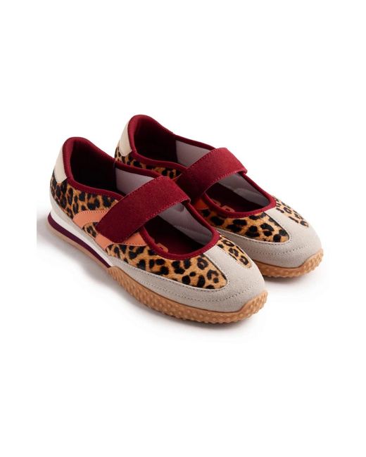 Gioseppo Red Ballerinas