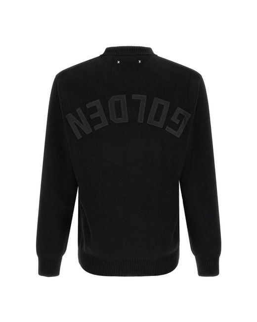 Golden Goose Deluxe Brand Black Round-Neck Knitwear for men