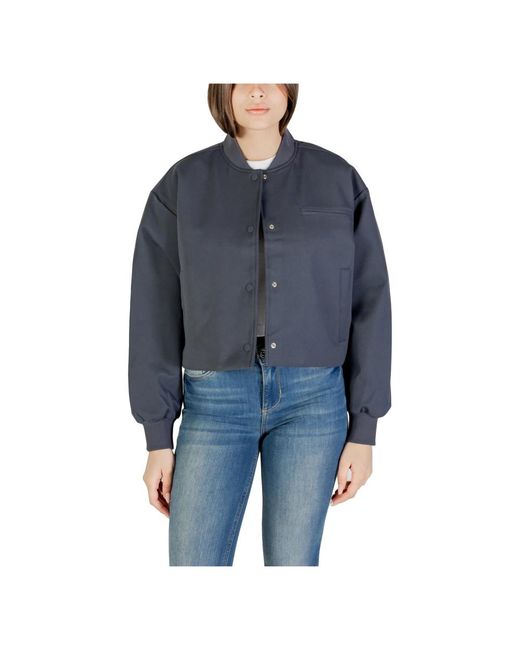 Calvin Klein Blue Bomber Jackets