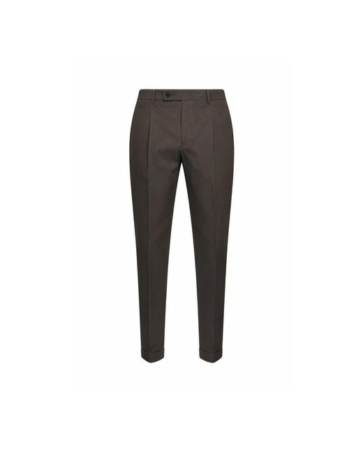 D4.0 Gray Slim-Fit Trousers for men