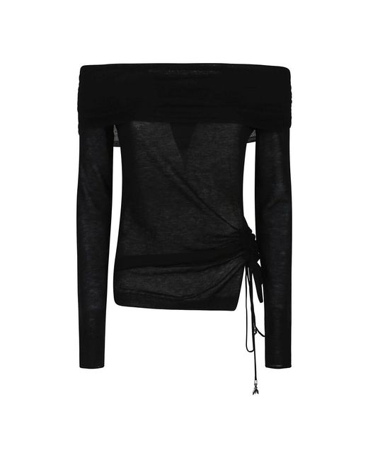Long Sleeve Tops Patrizia Pepe en coloris Black