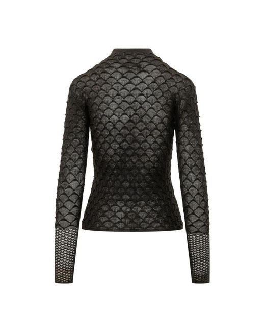 Lanvin Pullover Met Hoge Hals in het Black