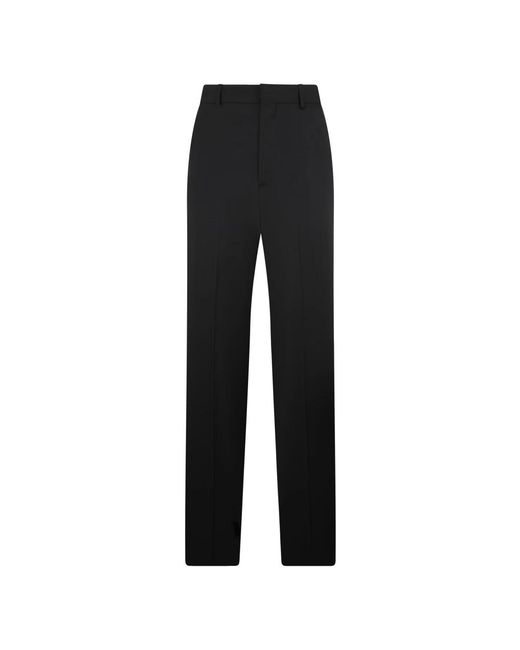 Billionaire Black Straight Trousers for men