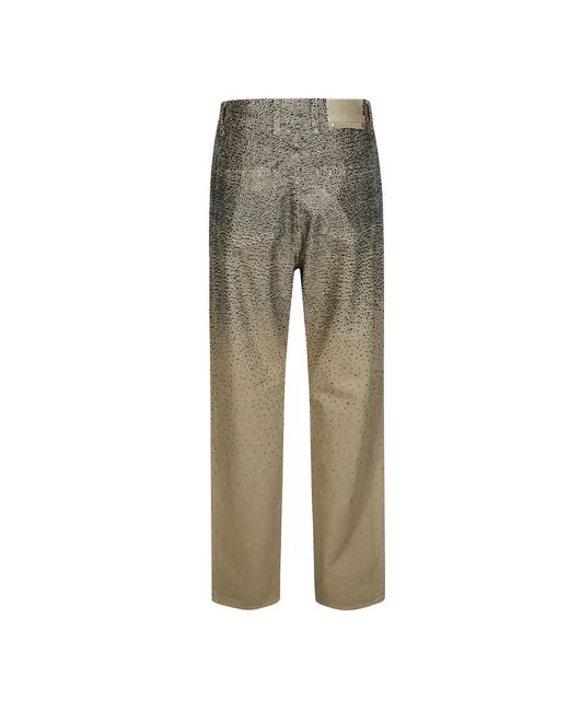 Golden Goose Deluxe Brand Gray Wide Trousers