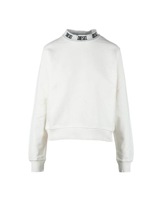 Jersey De Punto De Algodón, Mujer, Talla DIESEL de color White