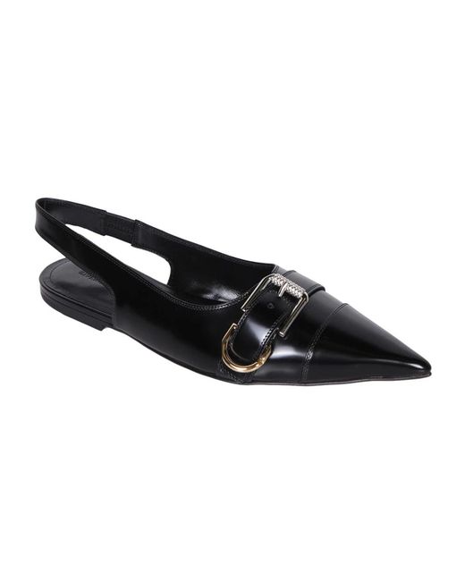 Givenchy Black Voyou Flat Slingbacks