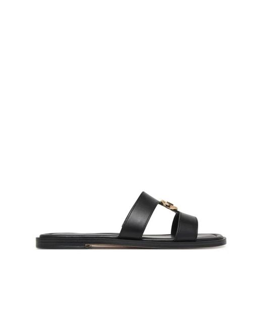 Michael Kors Black Erin Flache Sandale