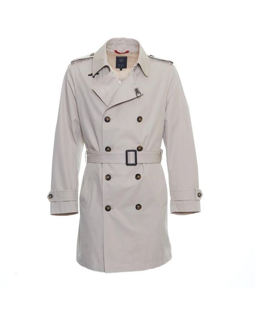 Fay Gray Trench Coats for men
