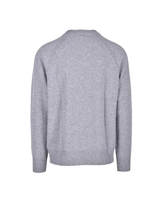 Calvin Klein Wollstrickpullover in Gray für Herren