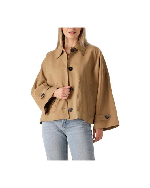 My Essential Wardrobe Korte Bomberjack in het Brown
