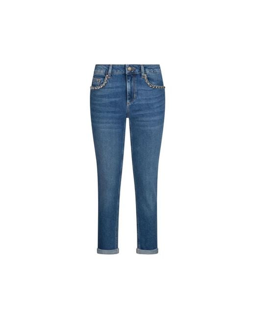 Liu Jo Cropped Jeans in het Blue