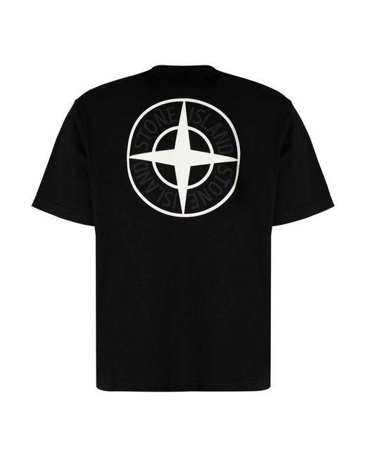 Stone Island Black T-Shirts for men