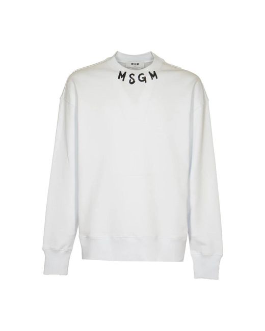 MSGM White Sweatshirts for men