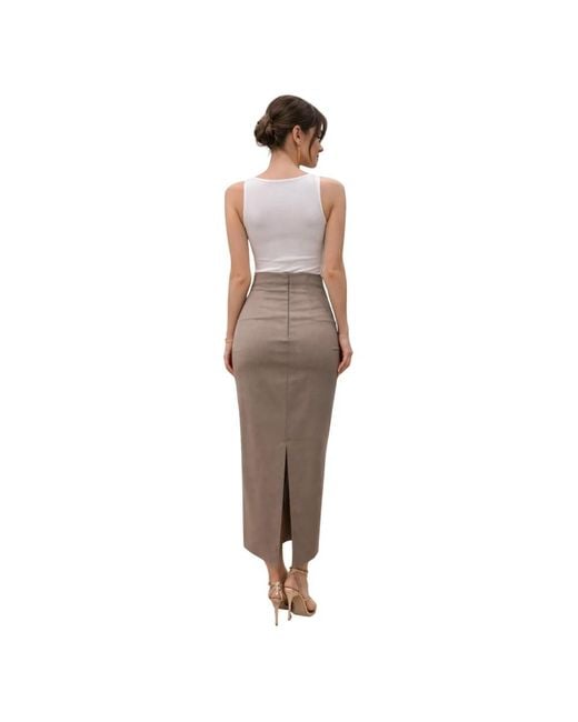 Pencil Skirts MARSĒM de color Gray